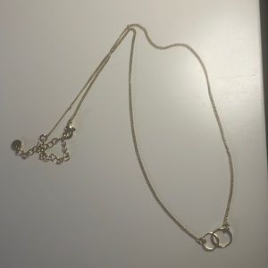 H and M Double Circle Necklace